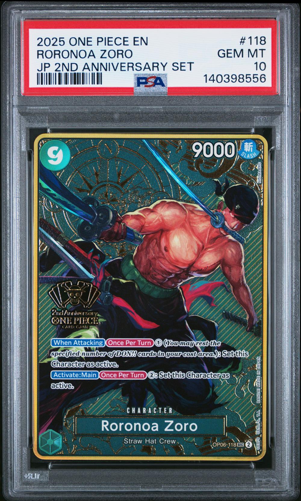 2025 Roronoa Zoro - One Piece One Piece Japanese 2nd Anniversary